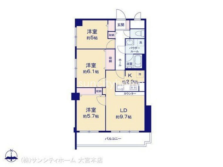 間取り図 図面と異なる場合は現況を優先