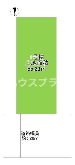 土地図面 約16.7坪