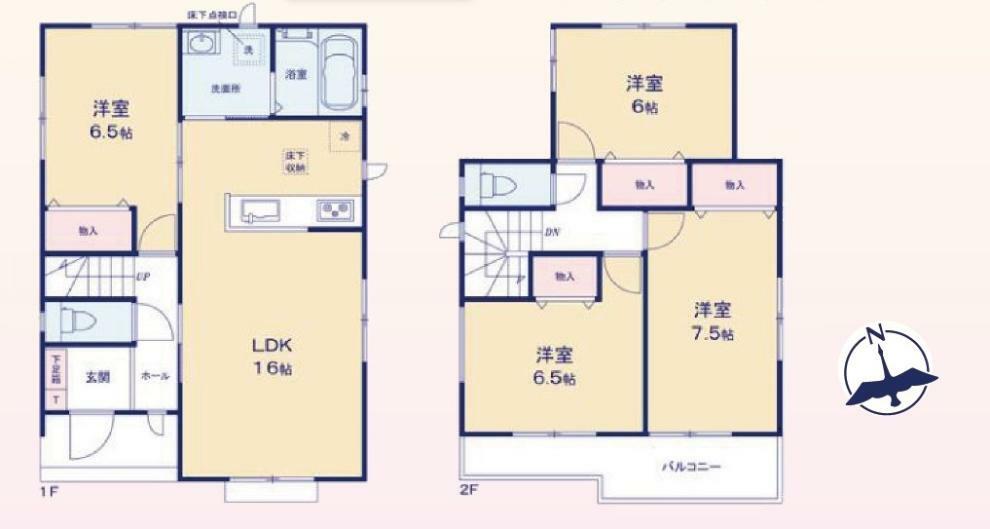 間取り図 3号棟　4LDK