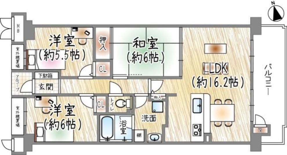 間取り図 3LDK