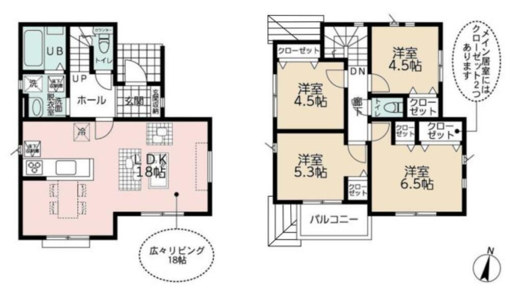 間取り図 3人から4人家族には、新築戸建3LDKよりも広くゆったりした暮らしが出来る4LDKがおすすめです。家の中が広いことで、家族全員で団らんのできるリビングの他、子供1人に1部屋を割り当てることも可能です。