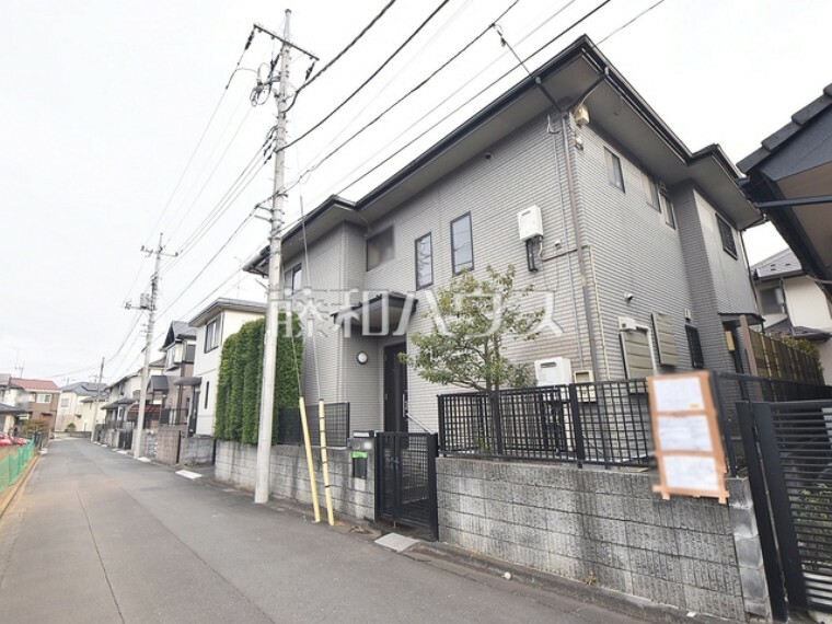 現況写真 接道状況および現場風景　【東村山市諏訪町2丁目】