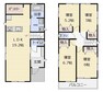 間取り図 水回りが近い動線で家事効率アップ