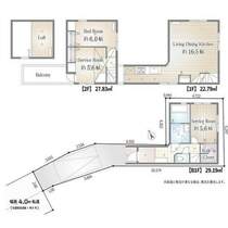 3部屋＋車庫※居室に関して、建築基準法上では一部「納戸」扱いとなる可能性がございます。