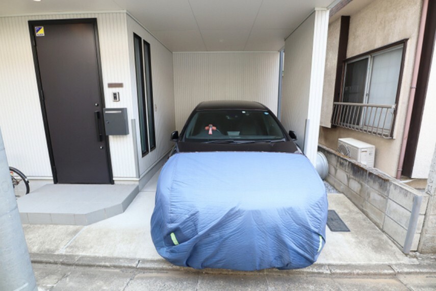 駐車場 物件の駐車スペース高低差もなく、車通も少ないので、運転が苦手な方も安心して駐車できます。