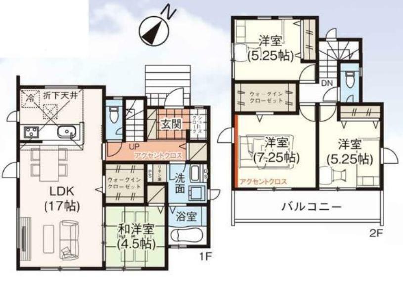 間取り図 ファミリーにもおすすめの4LDKです！