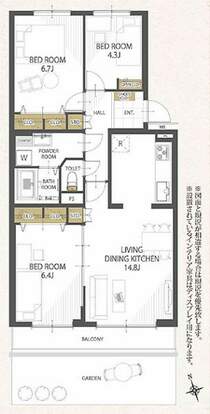 1階部分71.19m2南向き3LDK<BR/>新規リノベーション物件です。