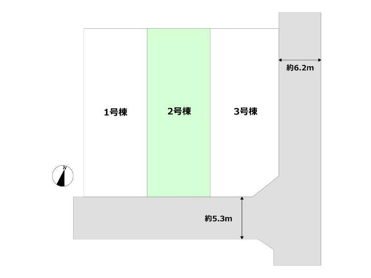 区画図 2号棟