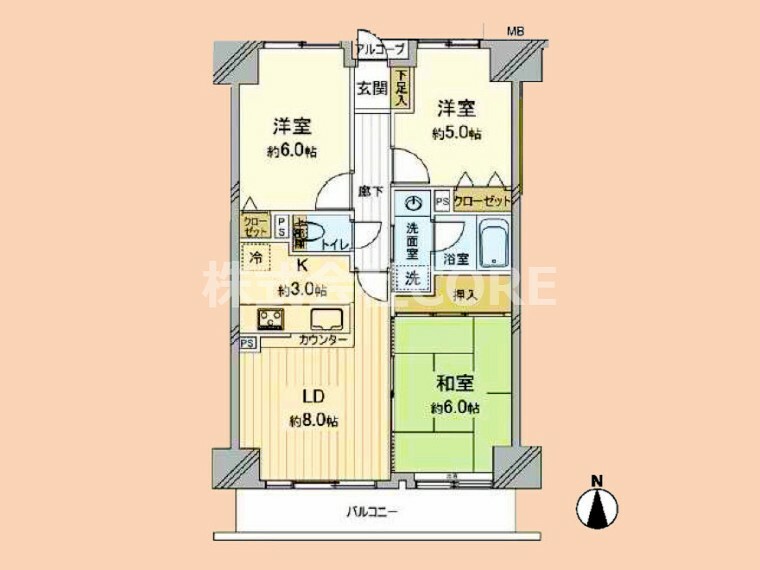 間取り図 ご見学の際にはご自宅はもちろん、駅やご指定頂いた場所まで無料でお迎えに伺います