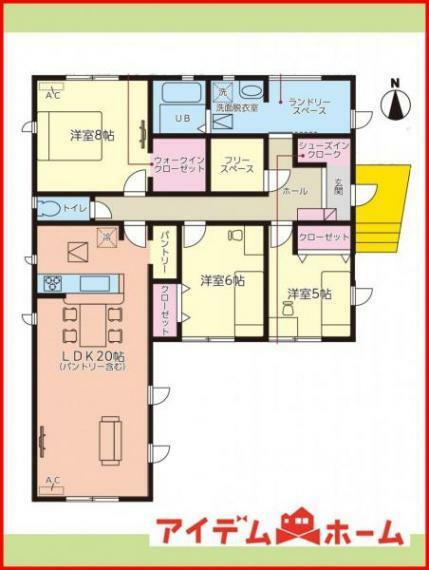 間取り図 1号棟　間取り図