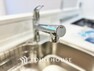 【Water cleaner】蛇口から流れ出すお水はクリーンでいつも楽しめます。また浄水器内臓シャワー混合栓なので場所取らずのスッキリとしたスタイルです。