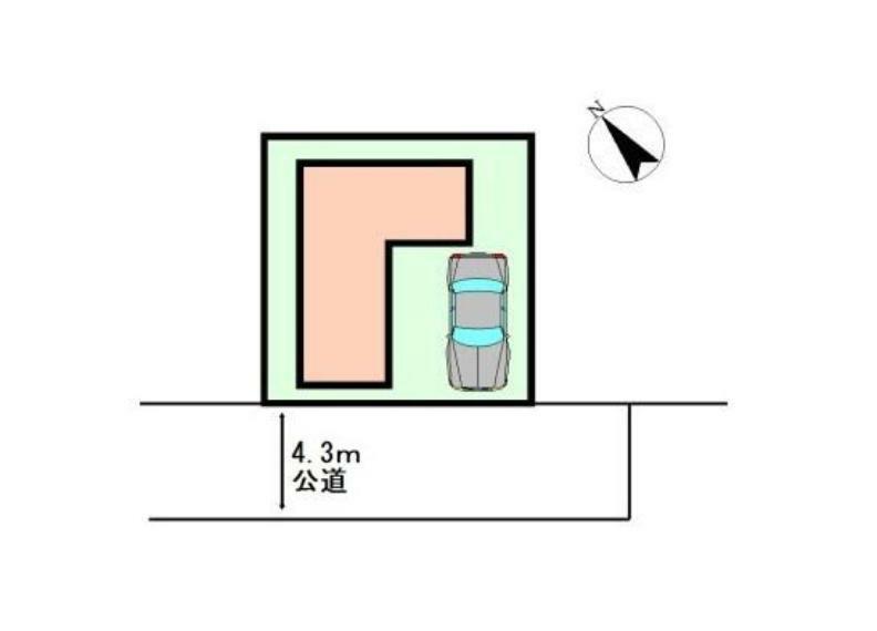 区画図 ■JR高崎線『北本』駅徒歩37分■敷地32坪・整形地！ 周辺にはコンビニやベルク・ロジャースがあります！