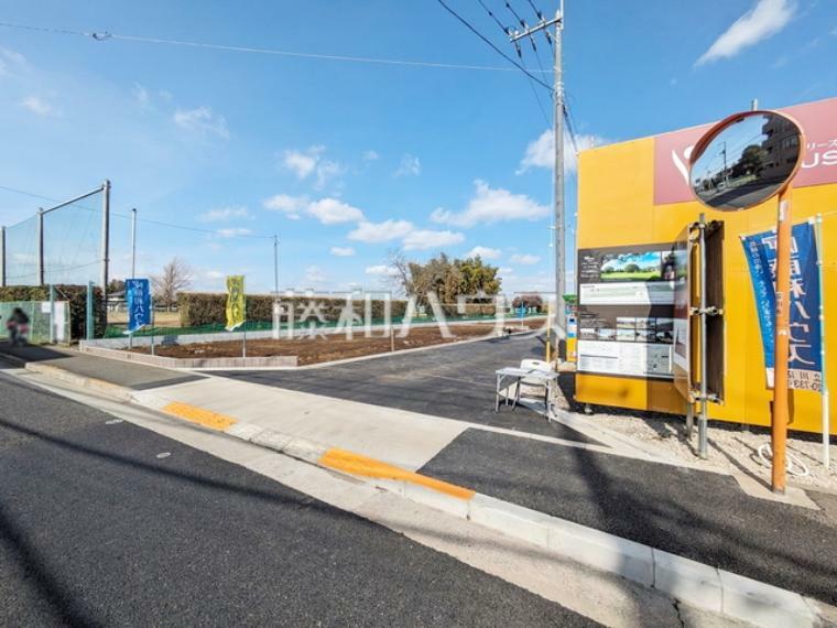 現況写真 接道状況および現場風景　【立川市砂川町5丁目】