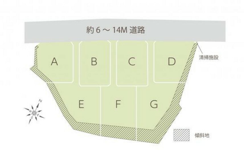 区画図 区画図（※実測図ではございません）