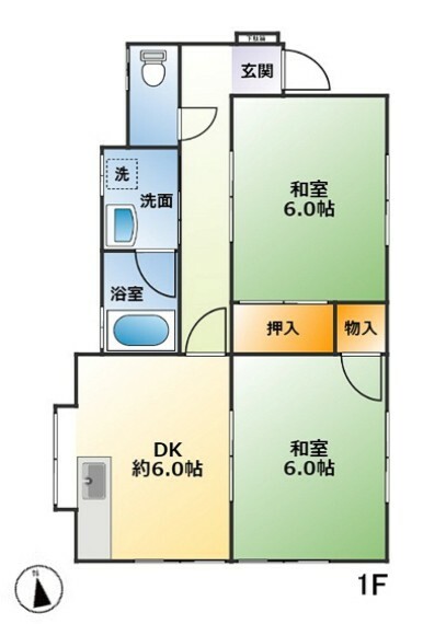 間取り図 1F