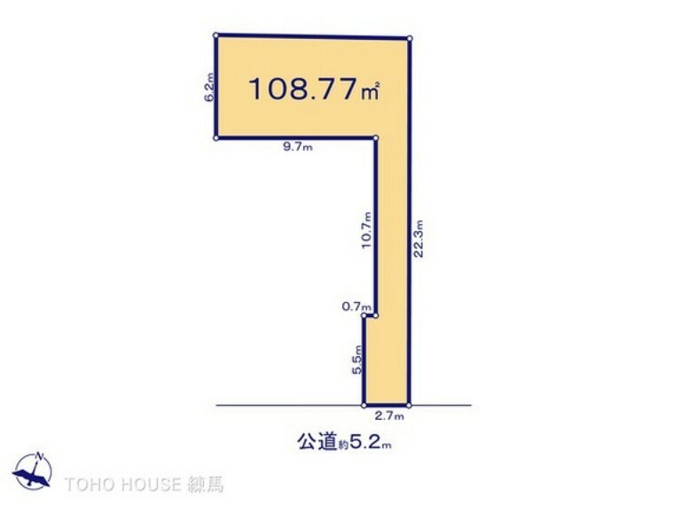 区画図 図面と異なる場合は現況を優先