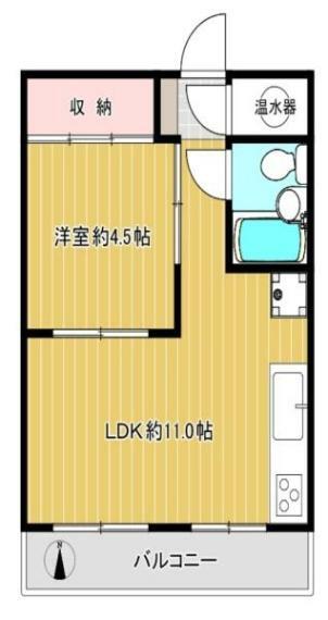 間取り図 間取り:1LDK