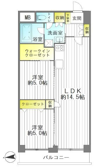 間取り図 全室二重サッシ採用で防音・断熱・結露防止に効果的！各洋室エアコン設置済みで快適にお過ごしいただけます！