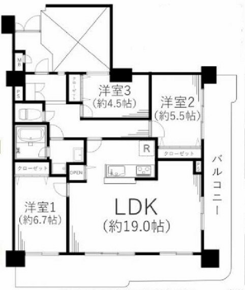 間取り図 【間取り】「おかえり」「ただいま」きちんと顔を合わせられます