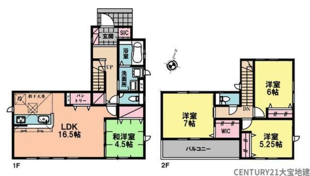 間取り図 ■2号棟 ■4LDK＋シューズクローク＋ウォークインクローゼット