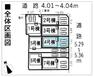 区画図 敷地面積:130.00平米　お車は2台駐車可能