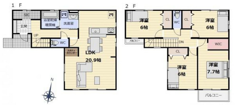 間取り図 （間取図）