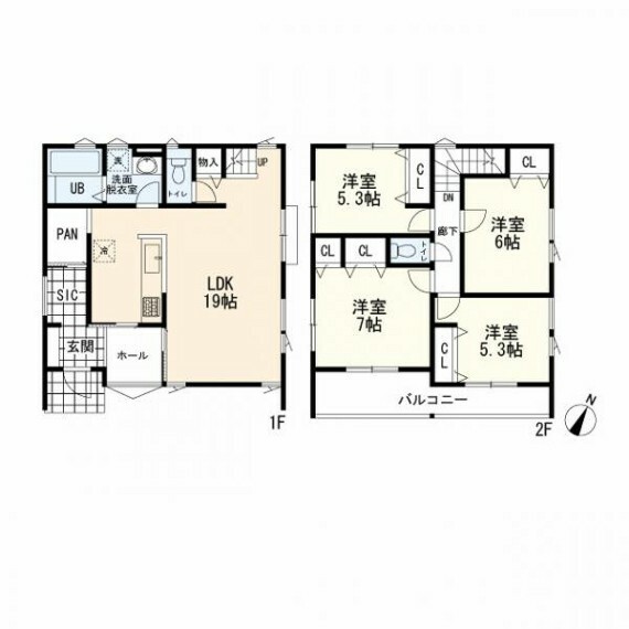 間取り図 間取図　4LDK