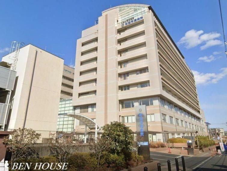 病院 町田市民病院 徒歩10分。万が一際に必要になる病院。近所にあることで安心につながります。