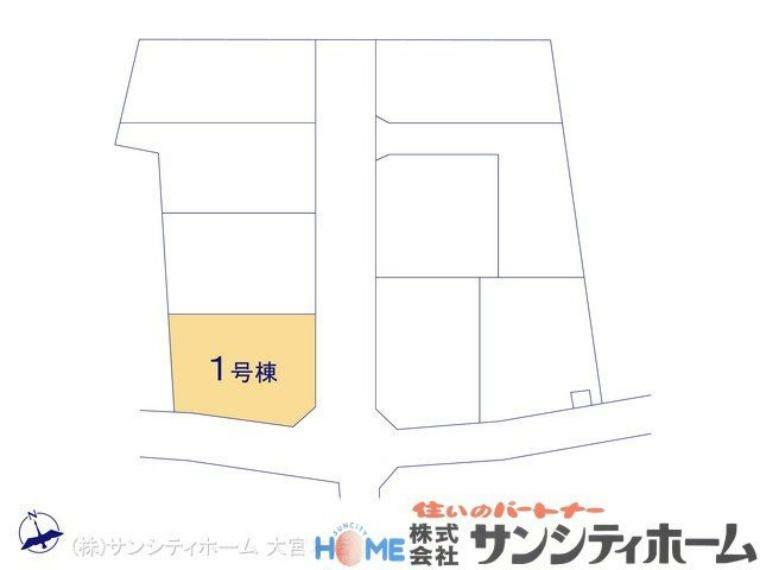 区画図 図面と異なる場合は現況を優先