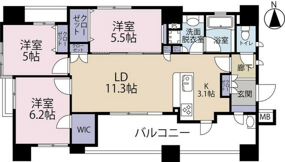 間取り図 間取図です