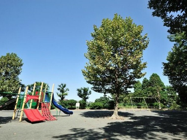 公園 岡村公園（大きな梅林があり、高台では横浜ランドマークタワーや富士山などを望むことができます。）
