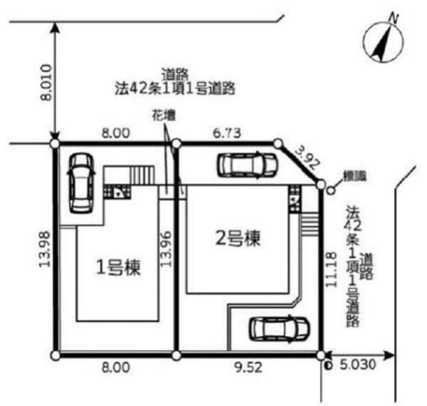 区画図 2号棟