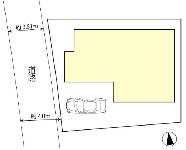 区画図 うれしい南庭付きです　