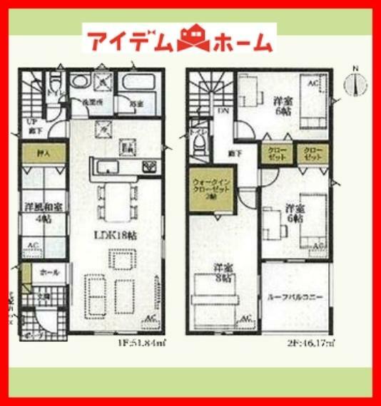 間取り図 4号棟　間取り図　