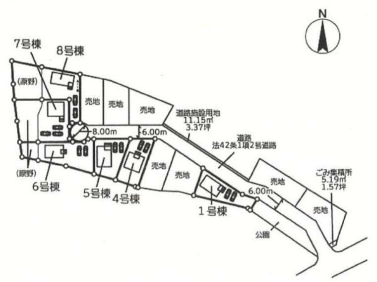 間取り図・図面 穏やかな住環境です！