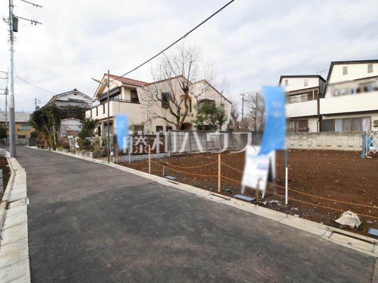 現況写真 接道状況および現場風景　【練馬区貫井2丁目】