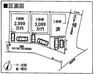 区画図 ～カースペース2台分ご用意～ ・2台分のカースペースがございますので、車通勤の方やご来客の多い方にもお勧めのお住まいです。 ・余裕の敷地で余裕の新生活をお過ごしいただけます。