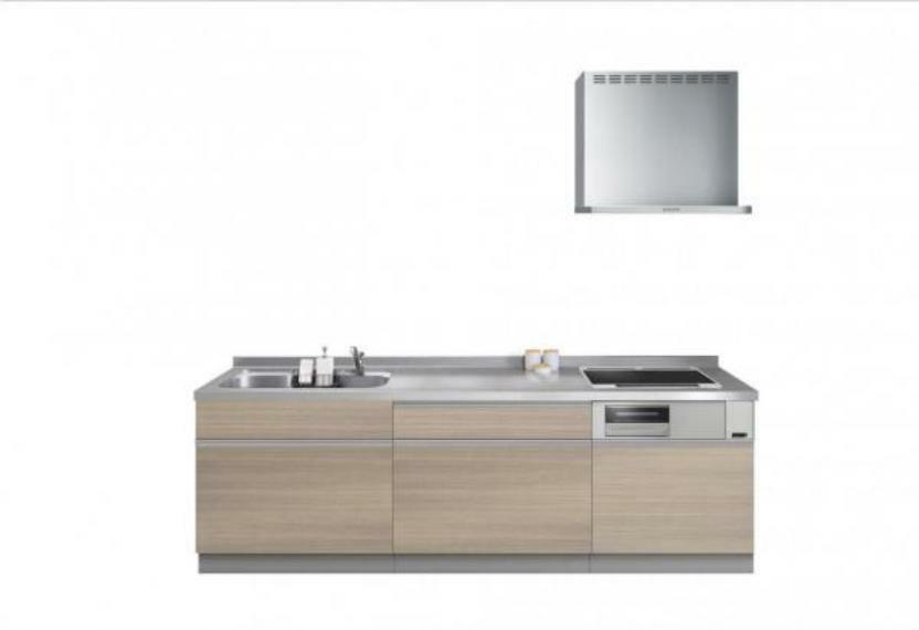 キッチン 【同仕様写真】キッチン　横幅255cmサイズのカウンターキッチンに新品交換予定。