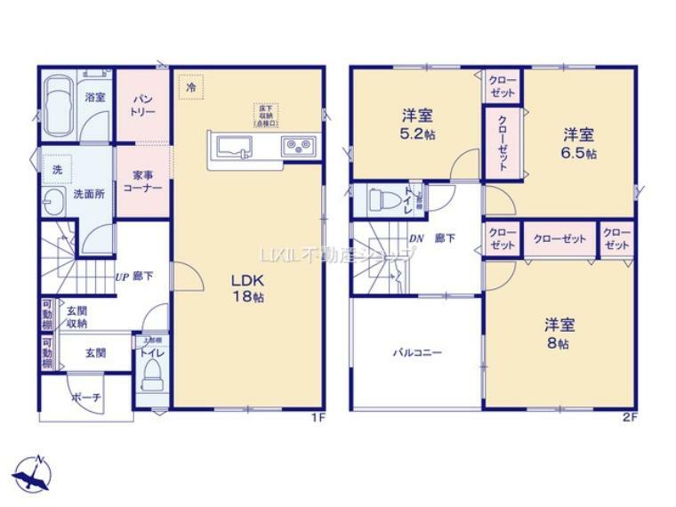 間取り図 【間取り図】間取り図です。