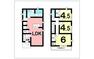 間取り図 3LDK、オール電化、浴室暖房乾燥機【建物面積71.28m2（21.56坪）】