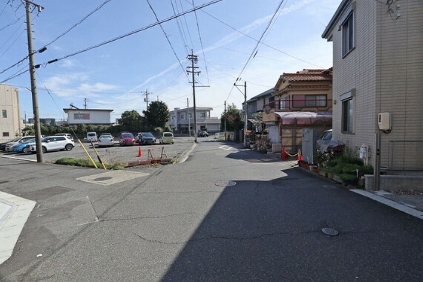 現況写真 前面道路写真。