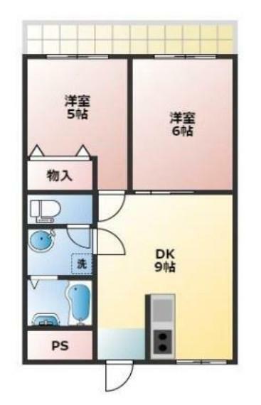 間取り図 間取り:2DK