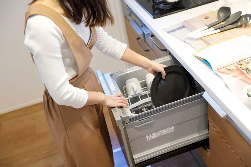 キッチン/食器洗い乾燥機  お料理の後片づけをきちんとサポートするビルトインタイプの食器洗い乾燥機です。