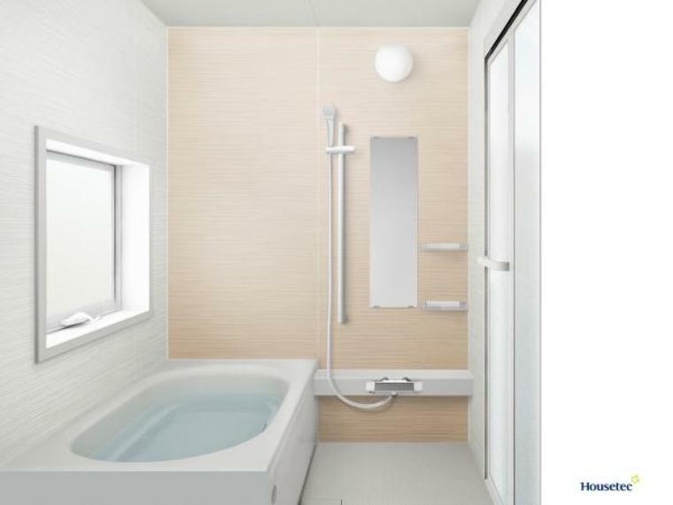 浴室 【同仕様写真/浴室】浴室はハウステック製の新品のユニットバスに交換します。1坪タイプで脚を伸ばしながら1日の疲れをゆっくり癒すことができますよ。