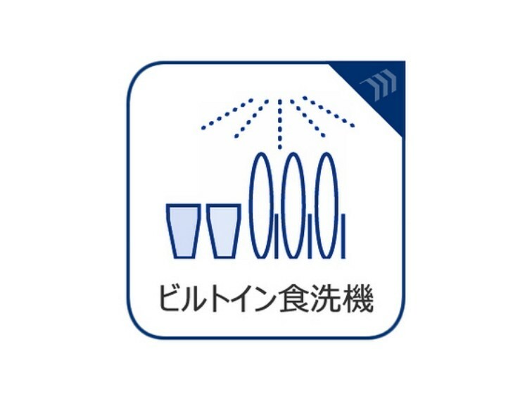 ビルトイン式食洗機を標準完備した、機能性に優れたシステムキッチン