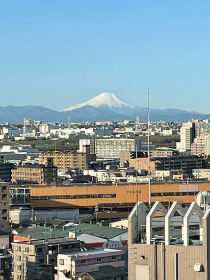 晴れた日には富士山が臨めます（季節・天候による）