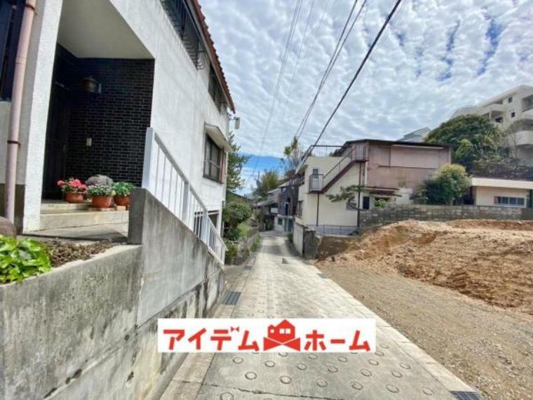 現況写真 前面道路（2024年4月）撮影