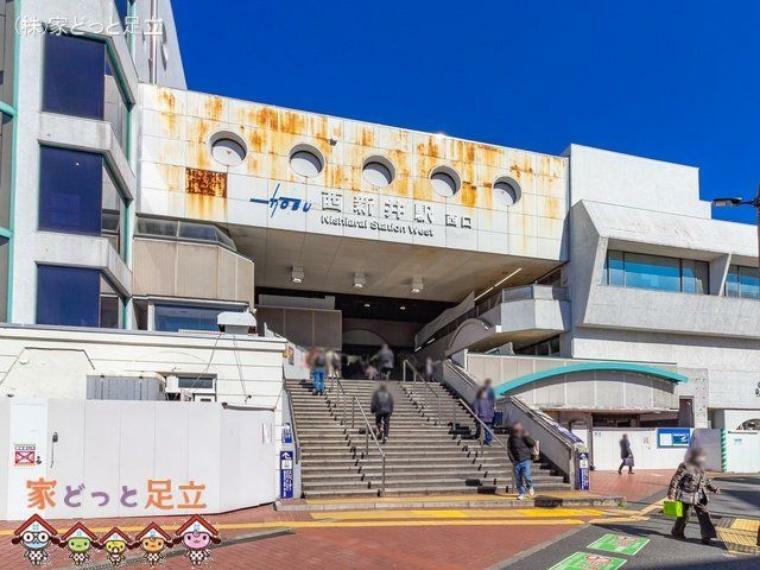 東武伊勢崎・大師線「西新井」駅 撮影日（2021-02-24）