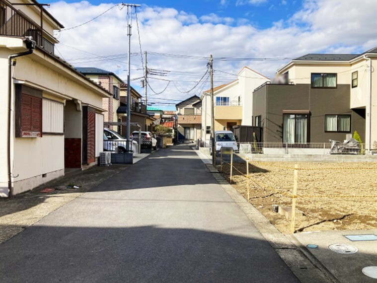 現況写真 ■現況更地、お好きなプランで建築が可能となっております！■ポラスグループでも、お客様のご希望に沿った建築プランをご提案できます！