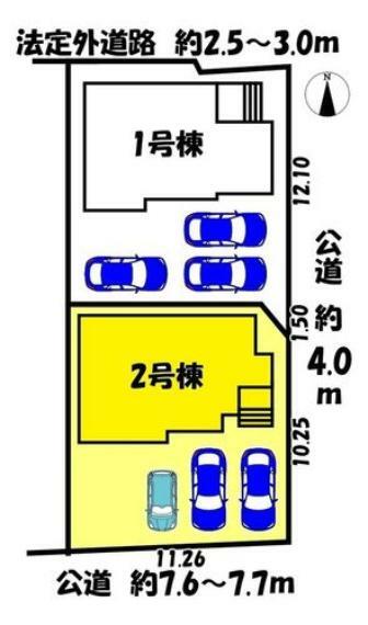 区画図 1号棟